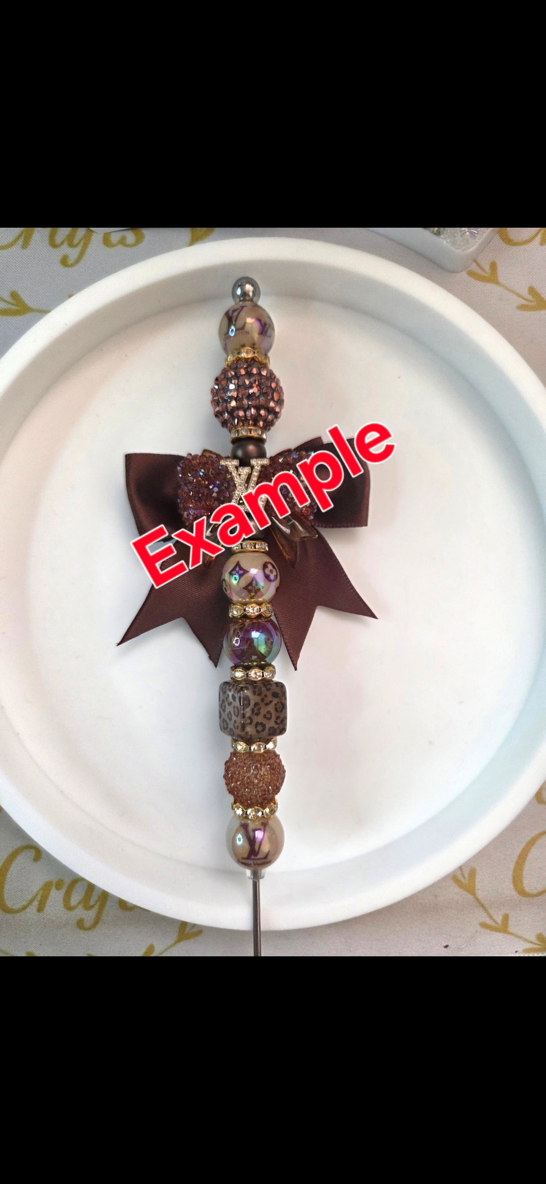 Custom Beaded Pokey Tool