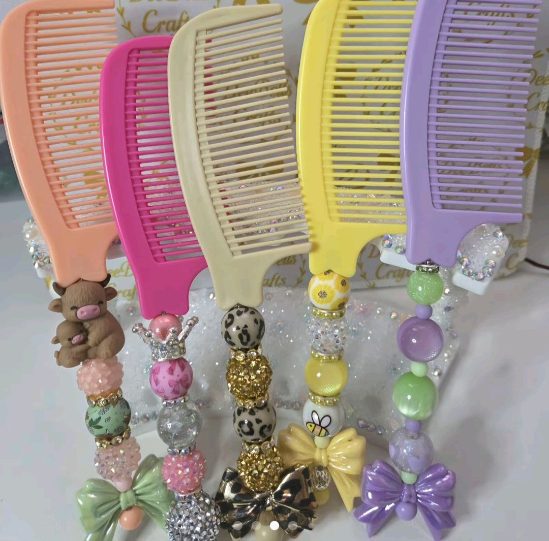 Custom Beaded Comb