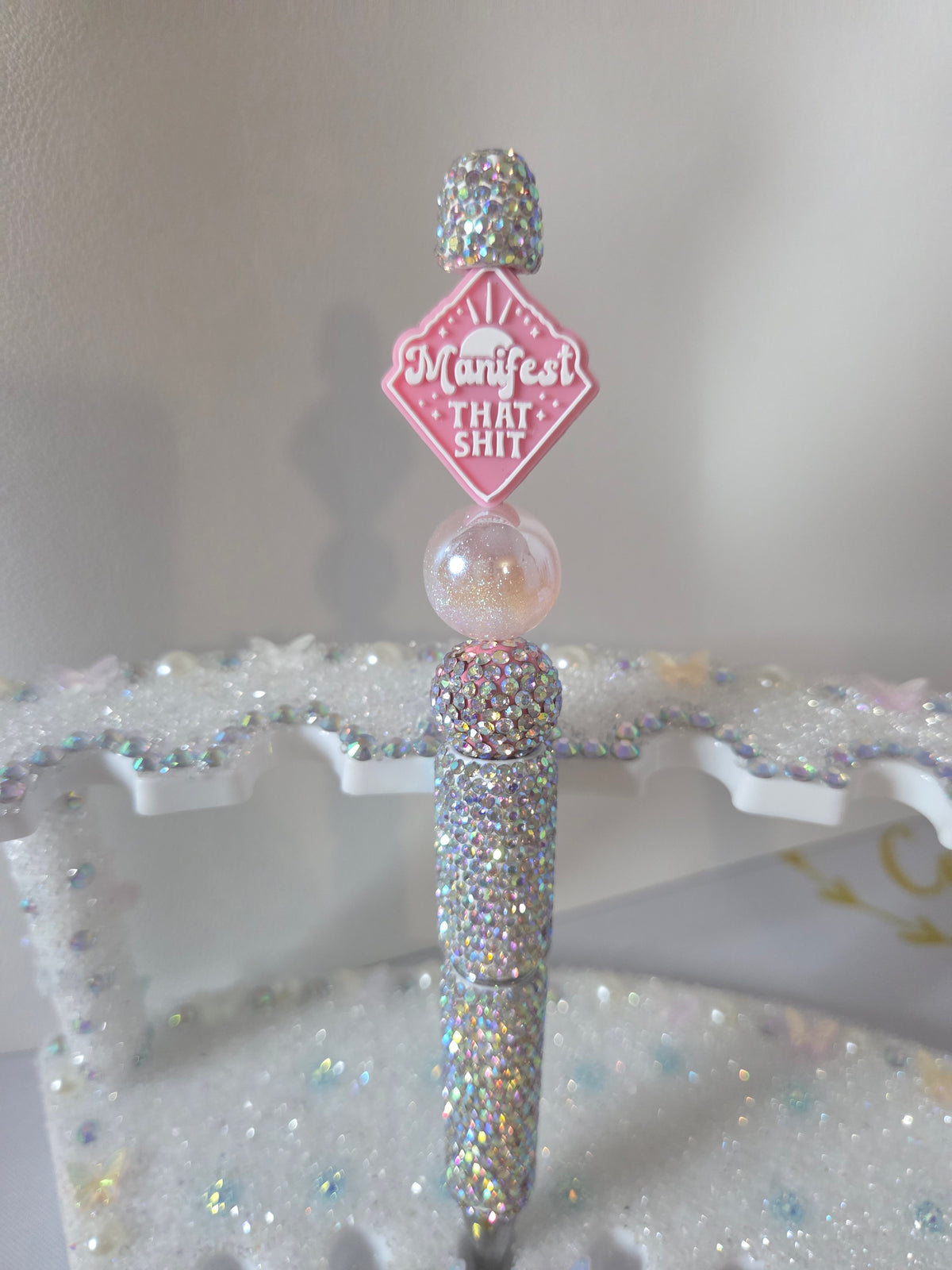 Ready To Ship - Spicy Stationery Beaded Pen