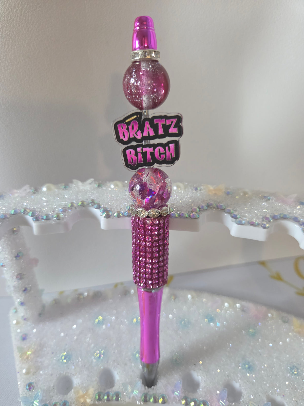 Ready To Ship - Spicy Stationery Beaded Pen