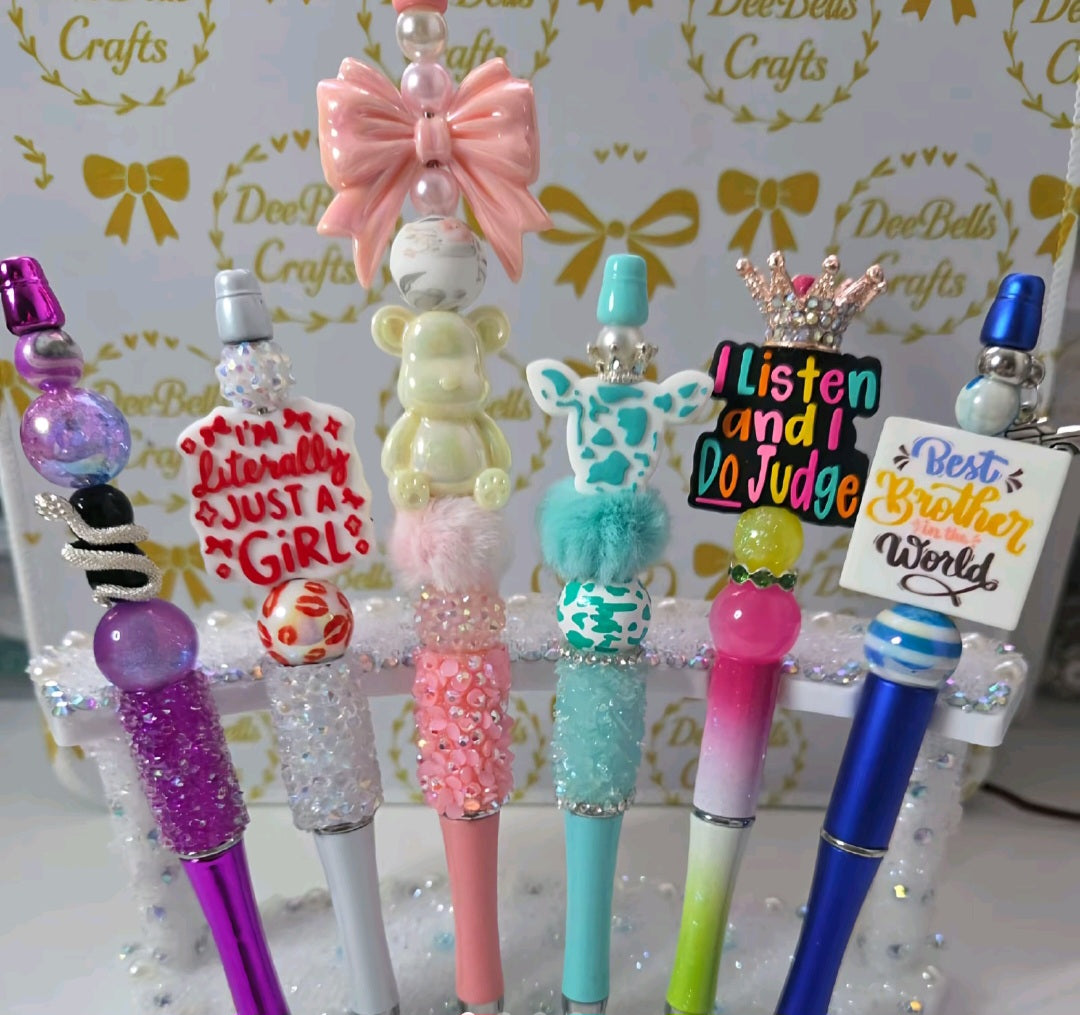 Custom Beaded Pen - Choose Your Style