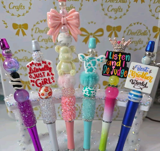 Custom Beaded Pen - Choose Your Style