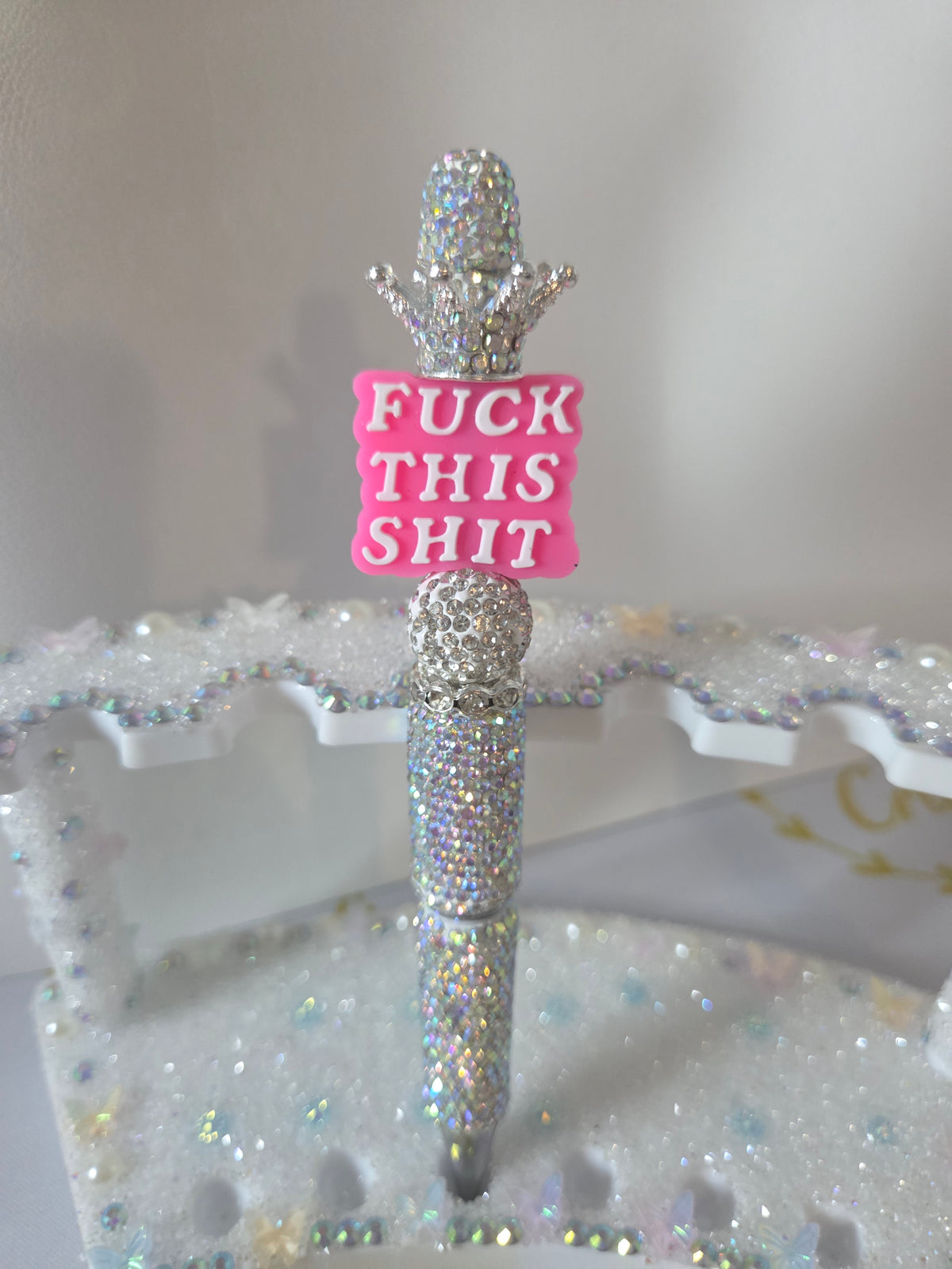 Ready To Ship - Spicy Stationery Beaded Pen