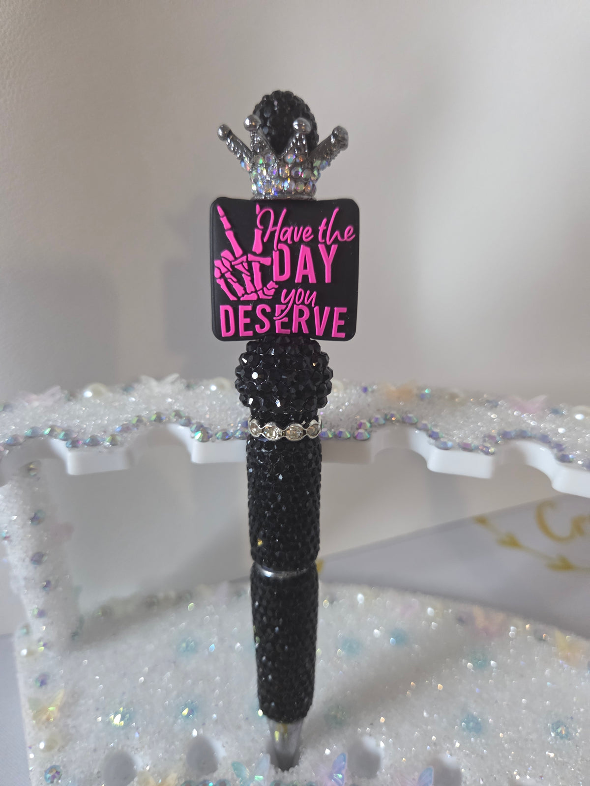 Ready To Ship - Spicy Stationery Beaded Pen