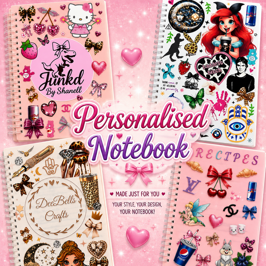 Custom Personalised A5 Notebook