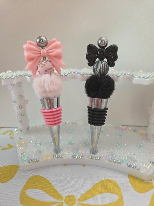 Custom Beaded Bottle Stopper/Wine Stop