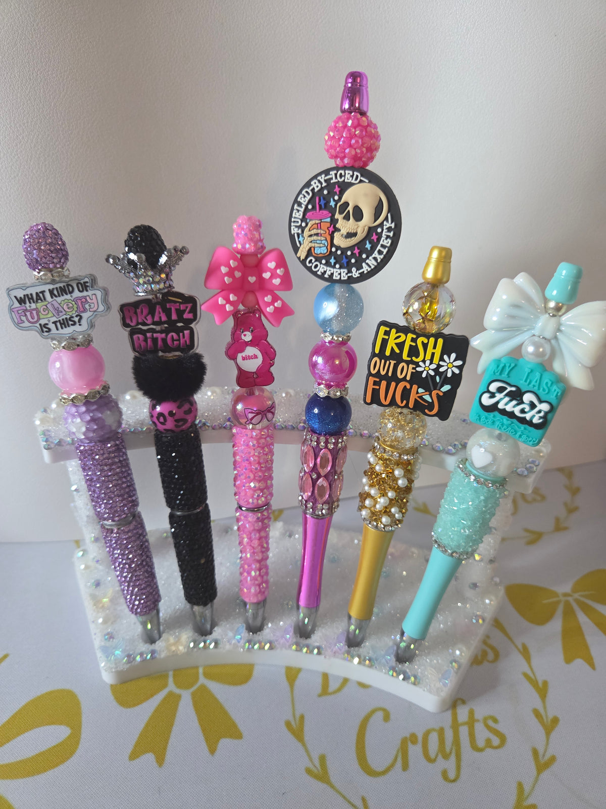 Ready To Ship - Spicy Stationery Beaded Pen