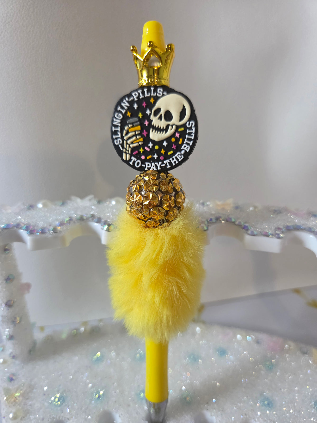 Ready To Ship - Spicy Stationery Beaded Pen