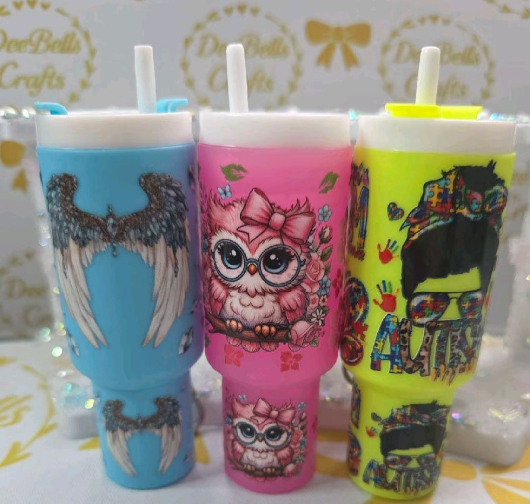 Custom Mini Tumbler Keychain