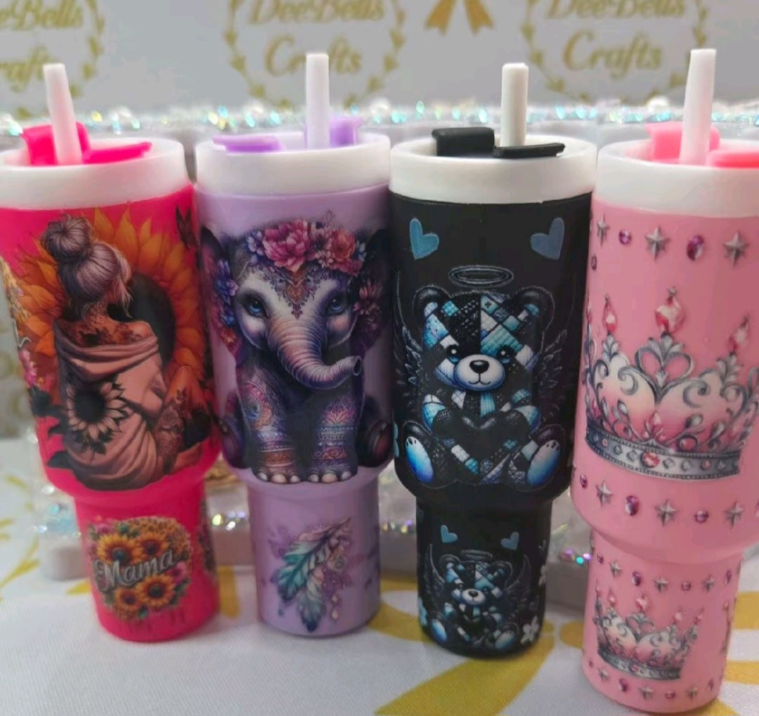 Custom Mini Tumbler Keychain