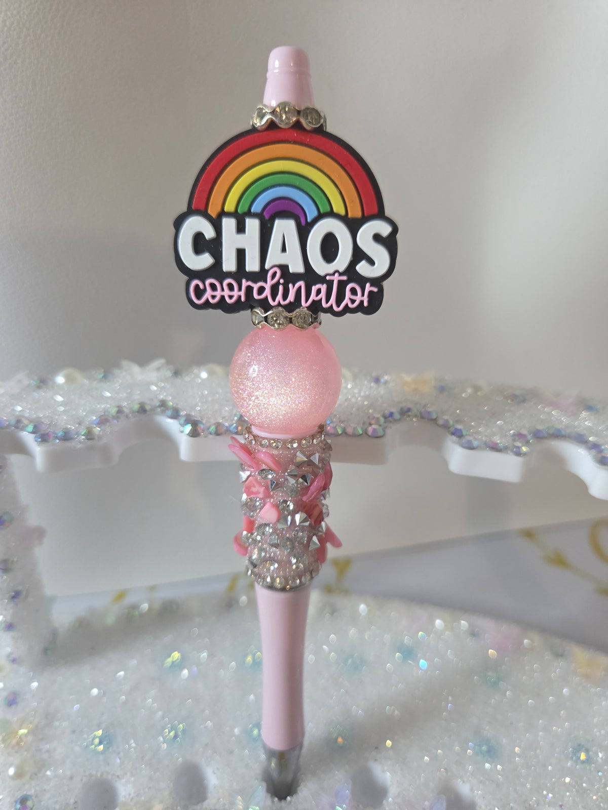 Ready To Ship - Spicy Stationery Beaded Pen