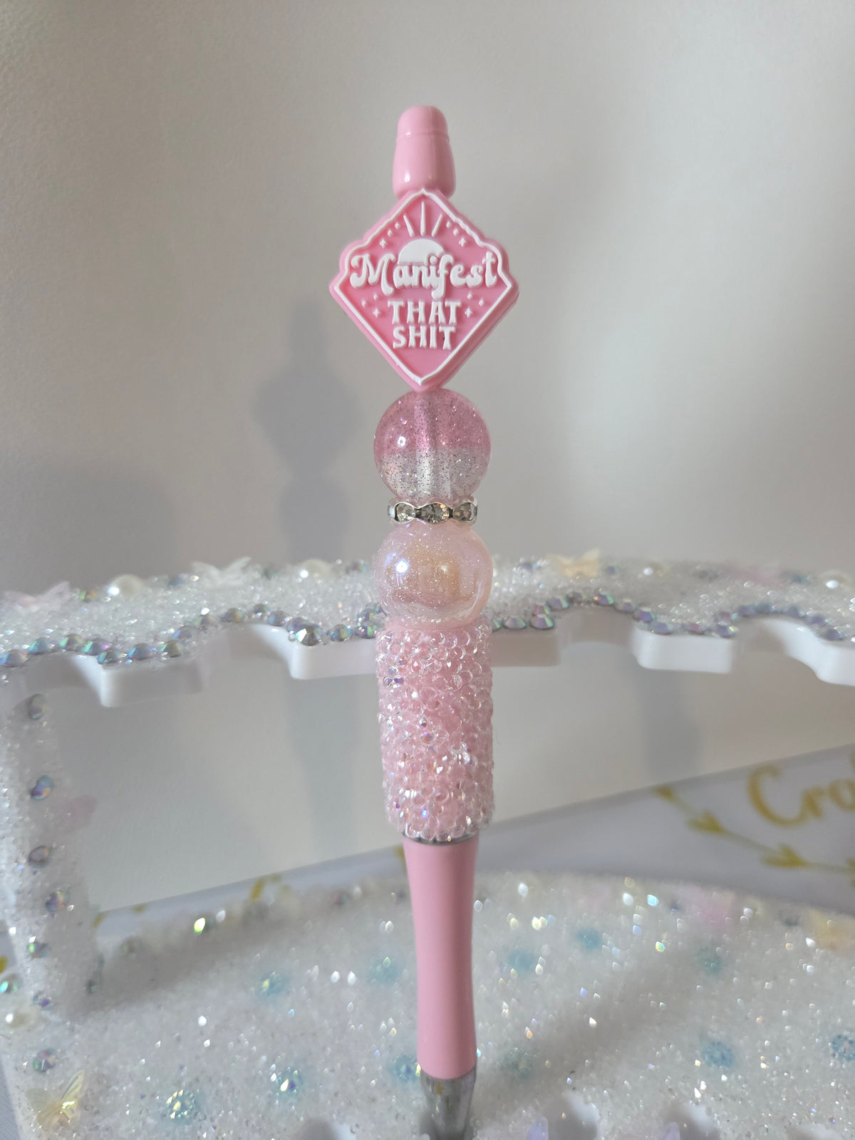 Ready To Ship - Spicy Stationery Beaded Pen