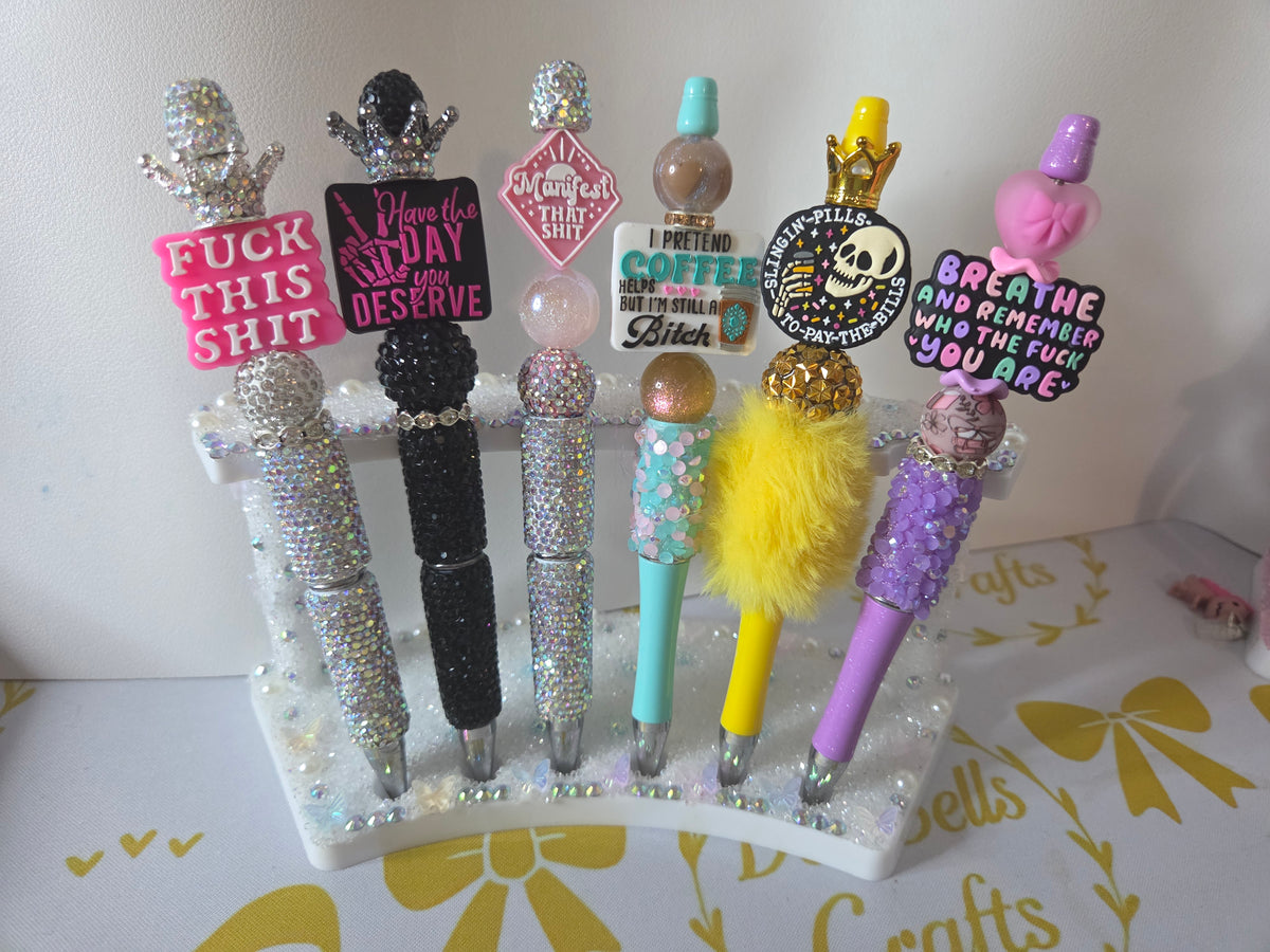 Ready To Ship - Spicy Stationery Beaded Pen
