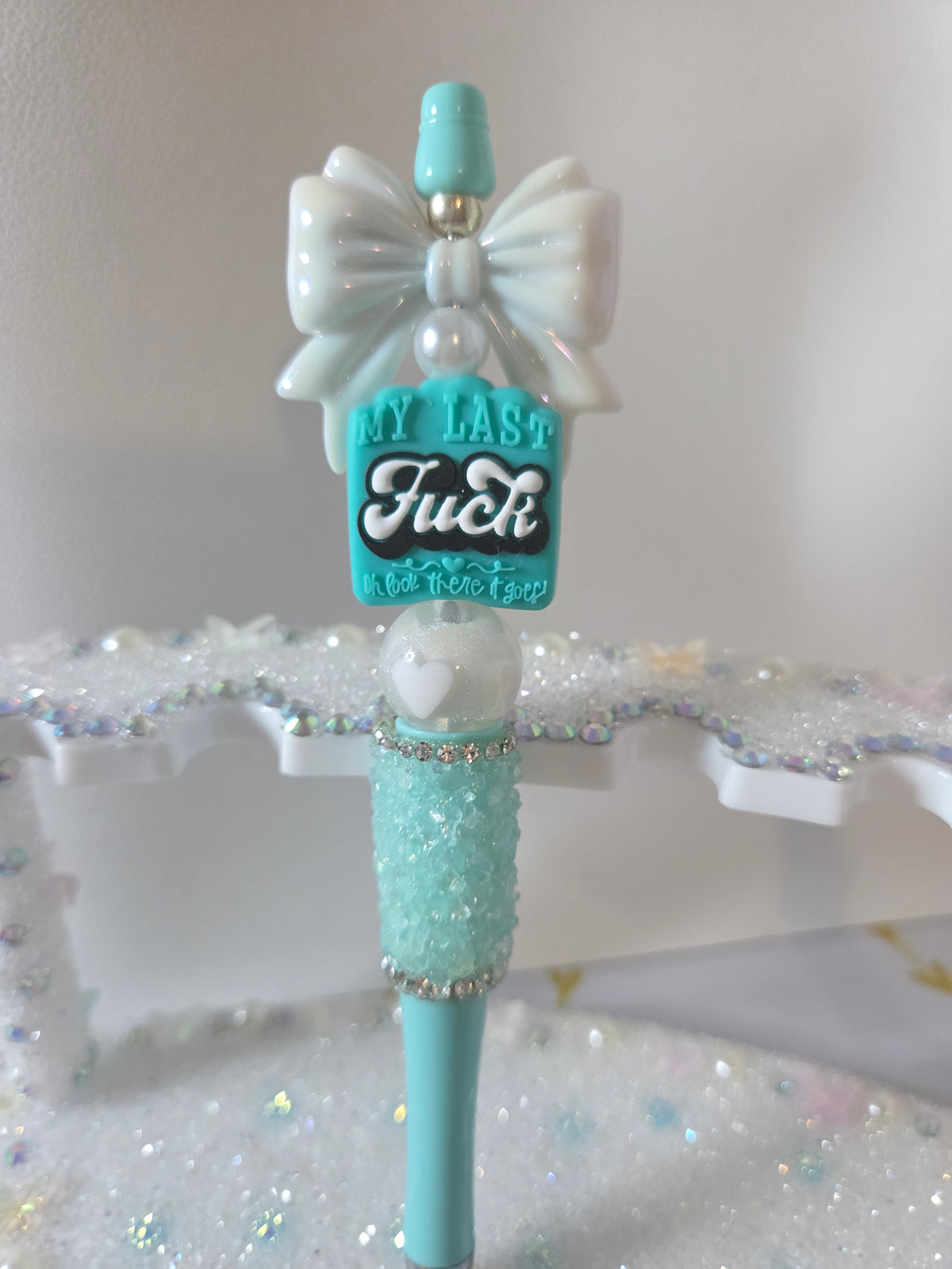 Ready To Ship - Spicy Stationery Beaded Pen