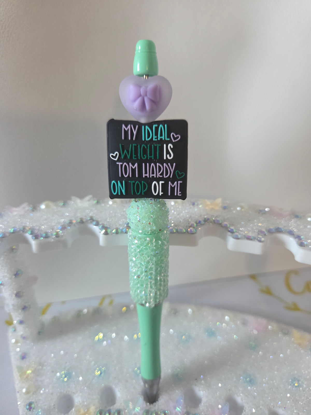 Ready To Ship - Spicy Stationery Beaded Pen