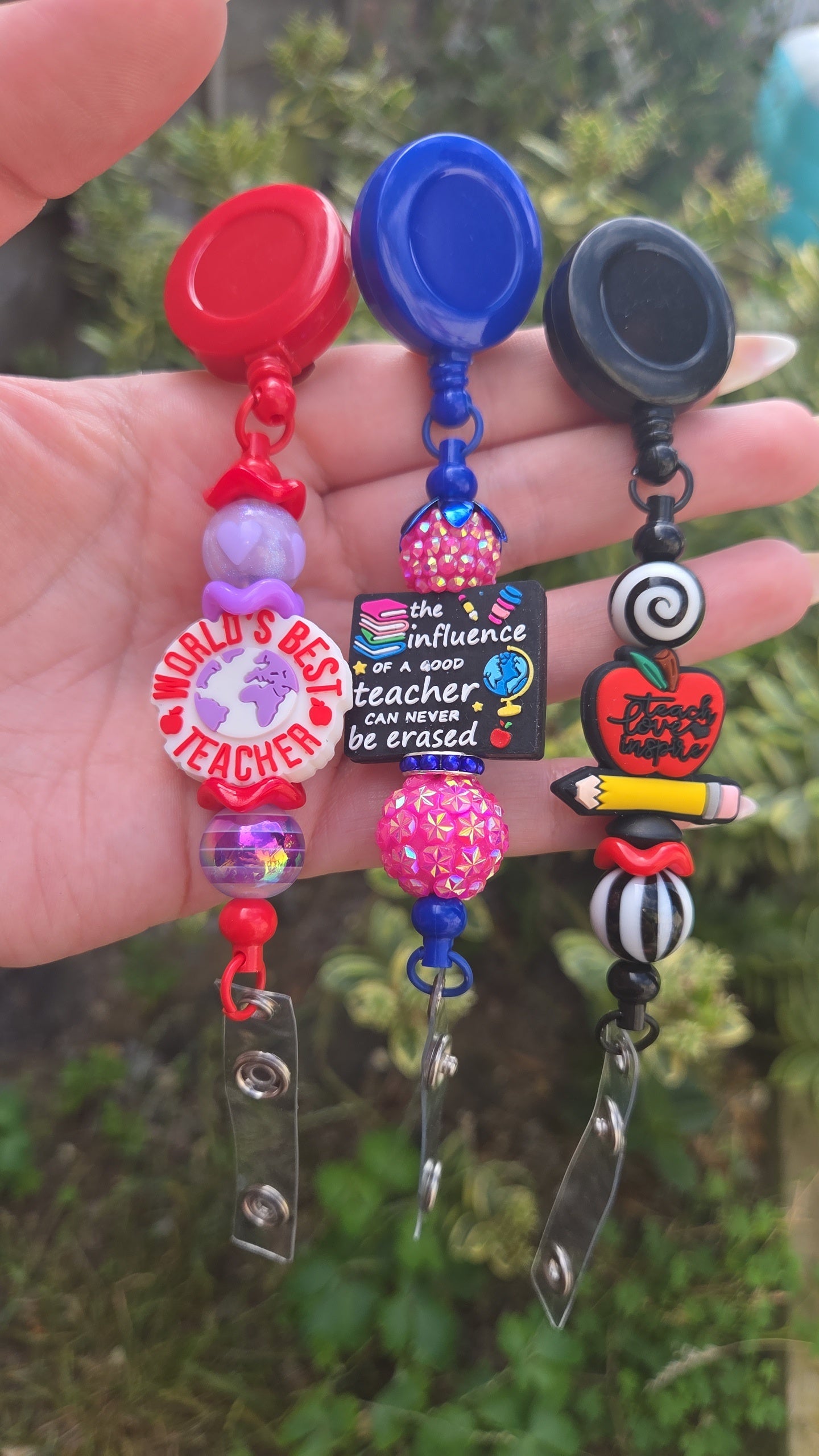 🍎 Teacher Gifts 🍎 Pens, Badge Reels & Tumbler Keychains