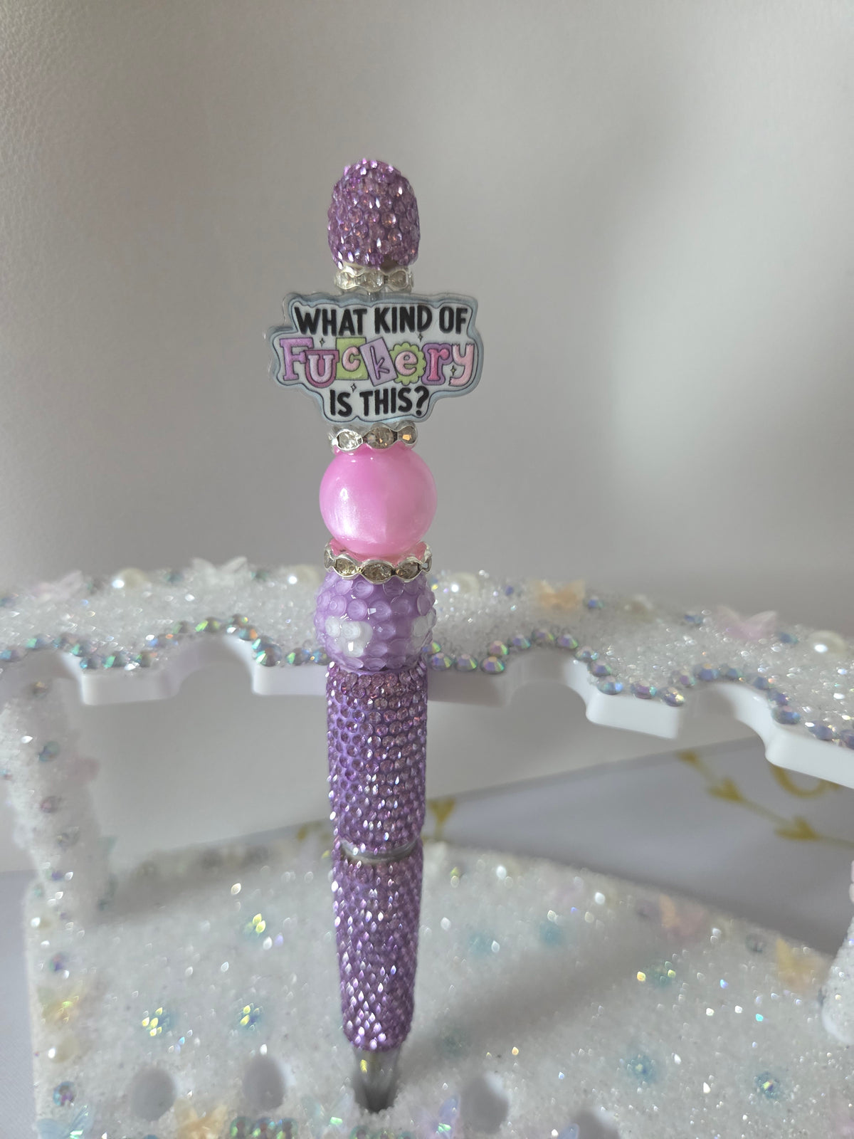 Ready To Ship - Spicy Stationery Beaded Pen