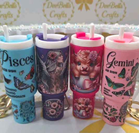 Custom Mini Tumbler Keychain