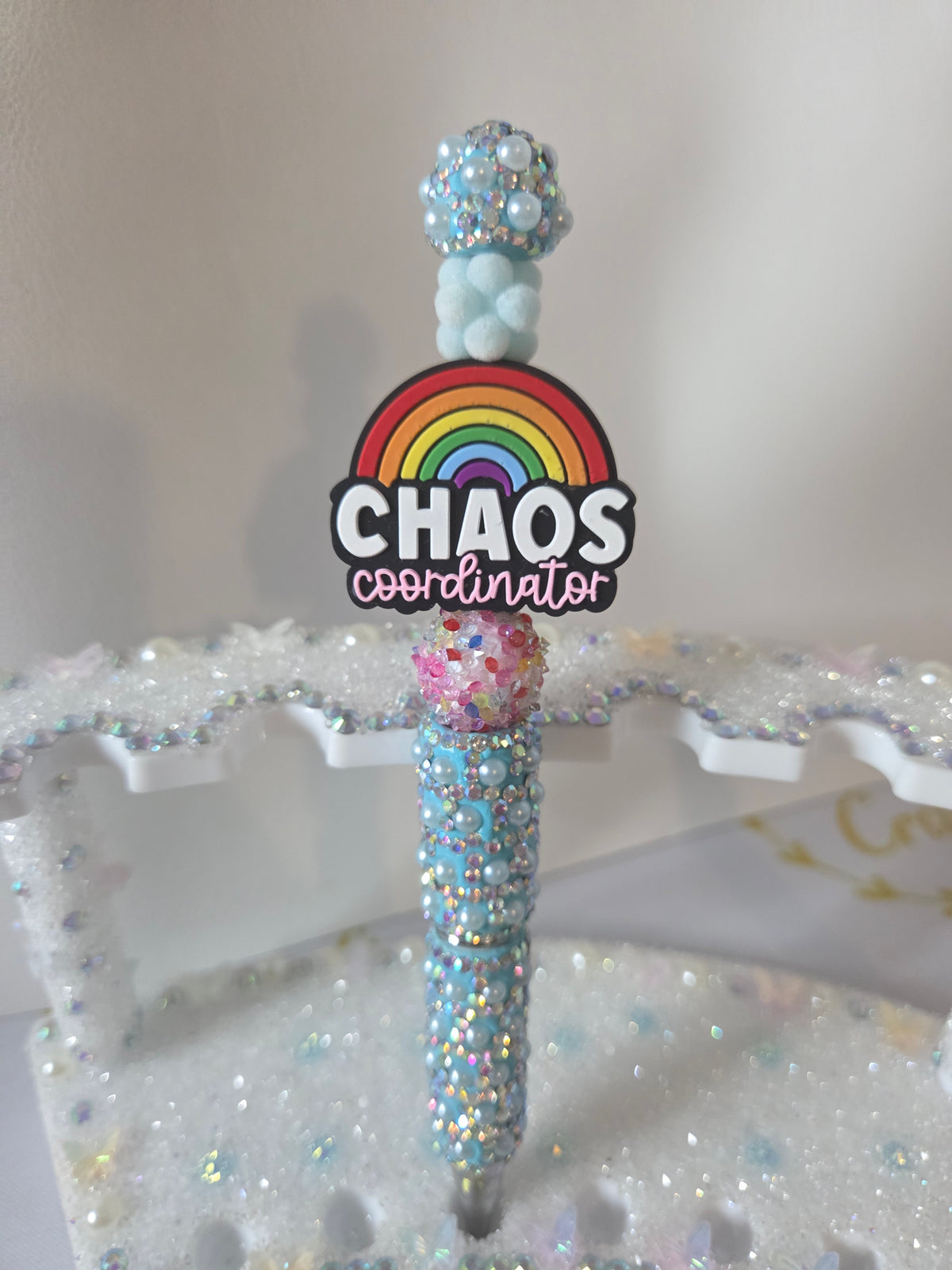 Ready To Ship - Spicy Stationery Beaded Pen