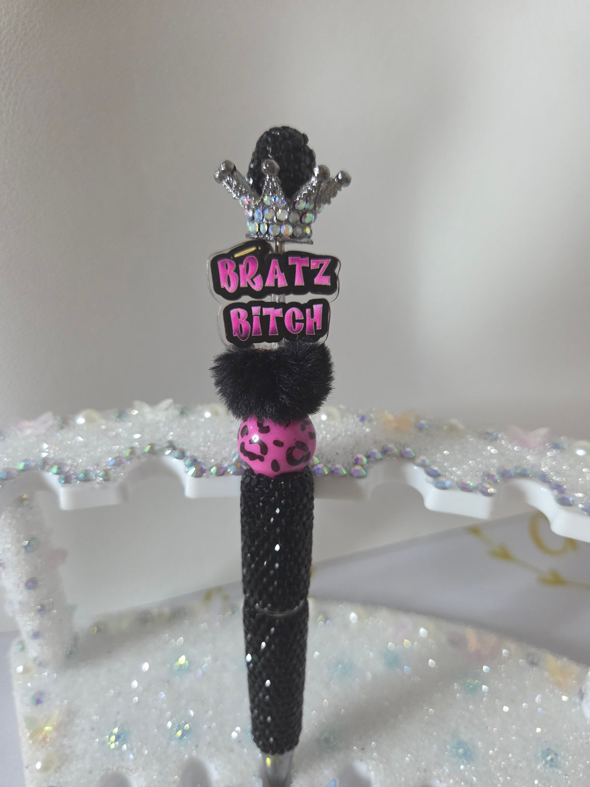 Ready To Ship - Spicy Stationery Beaded Pen