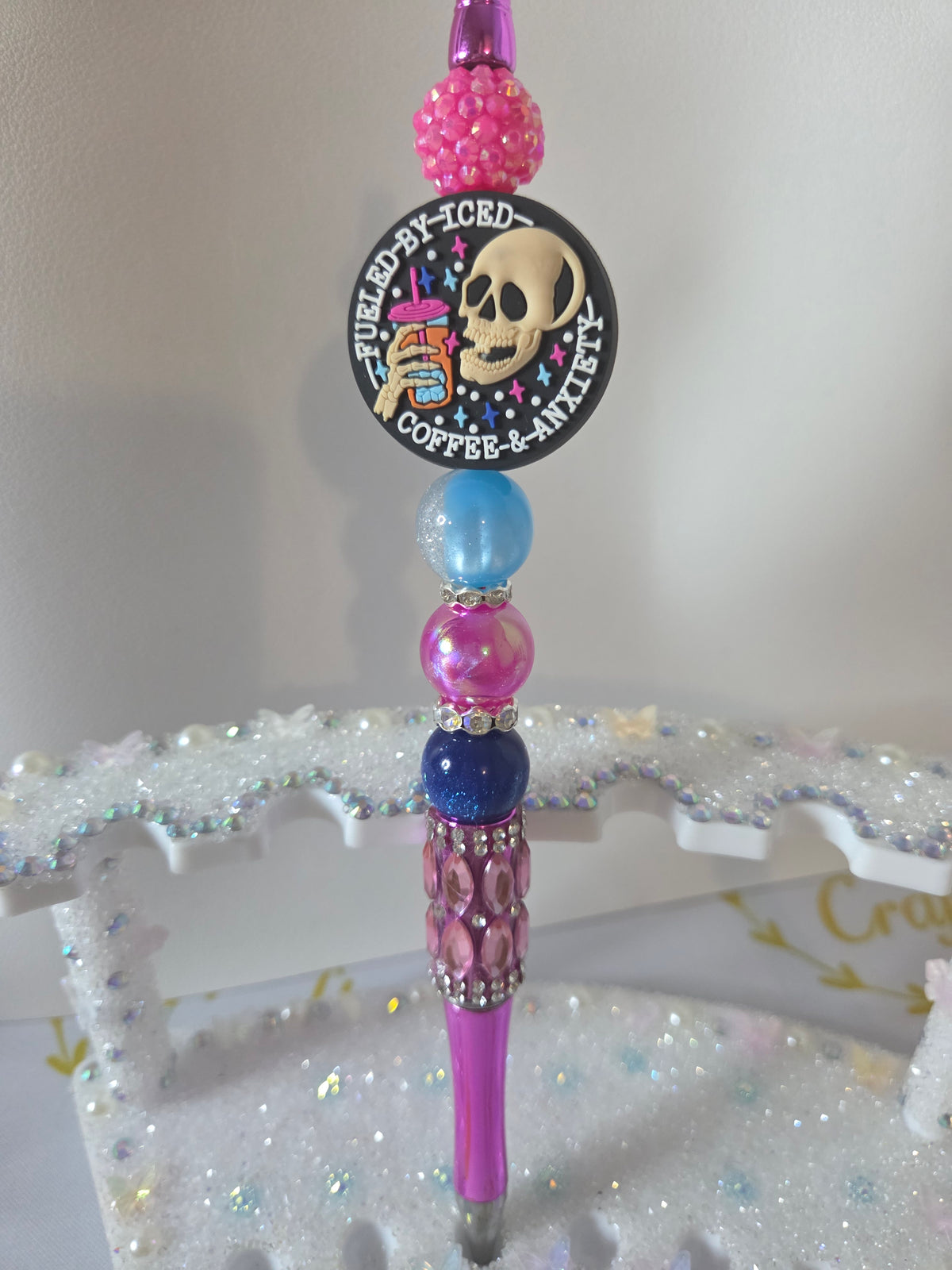 Ready To Ship - Spicy Stationery Beaded Pen