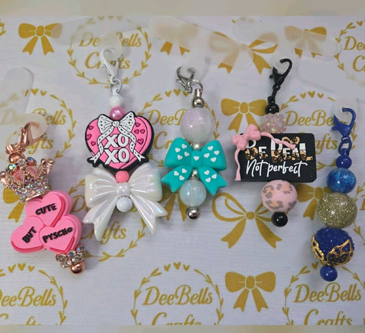 Custom Beaded Phone Charm