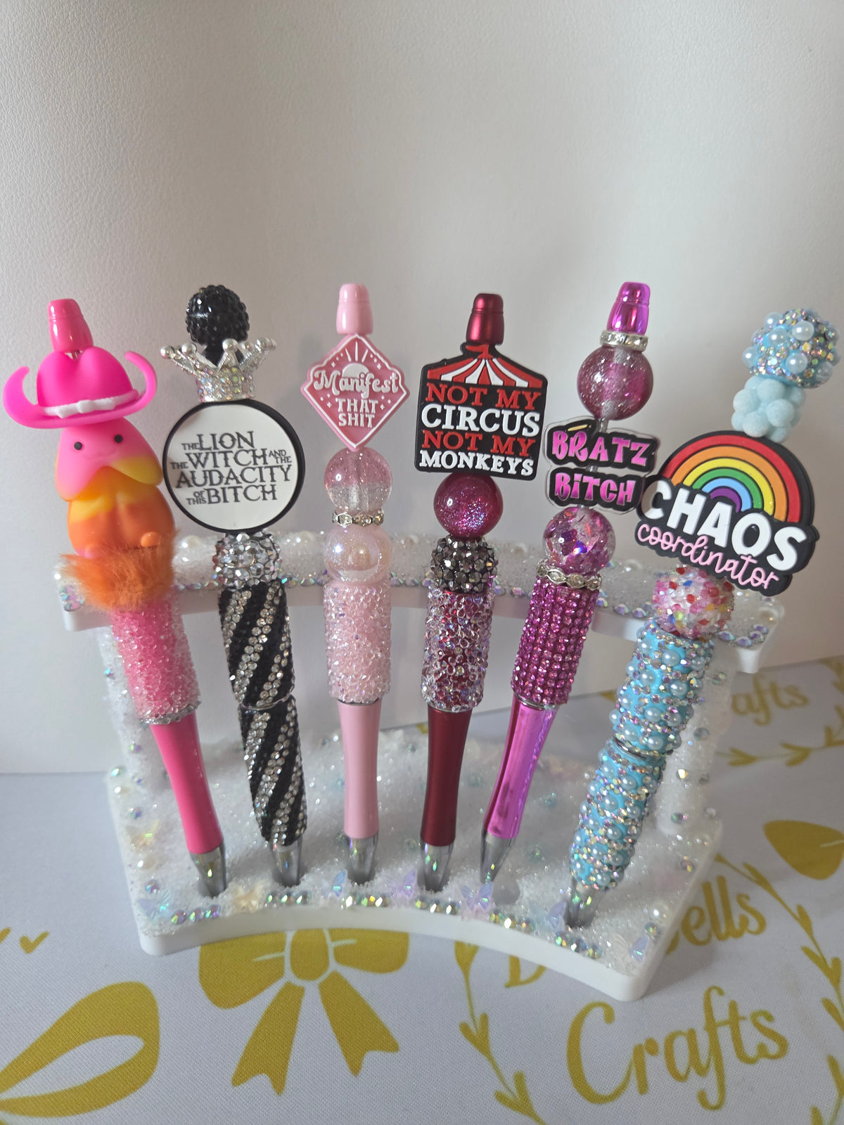 Ready To Ship - Spicy Stationery Beaded Pen